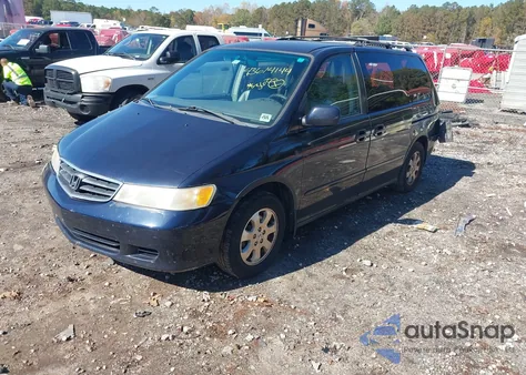 2004 Honda Odyssey Ex-L from USA, damaged, VIN 5FNRL18914B041364